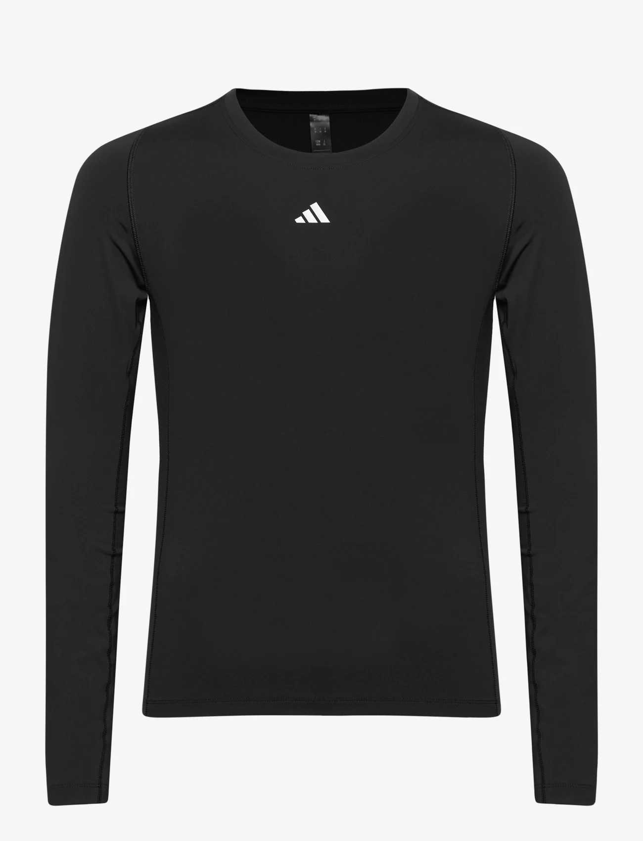 adidas Performance - TECHFIT AEROREADY LONGSLEEVE T-SHIRT MEN - longsleeved tops - black - 0