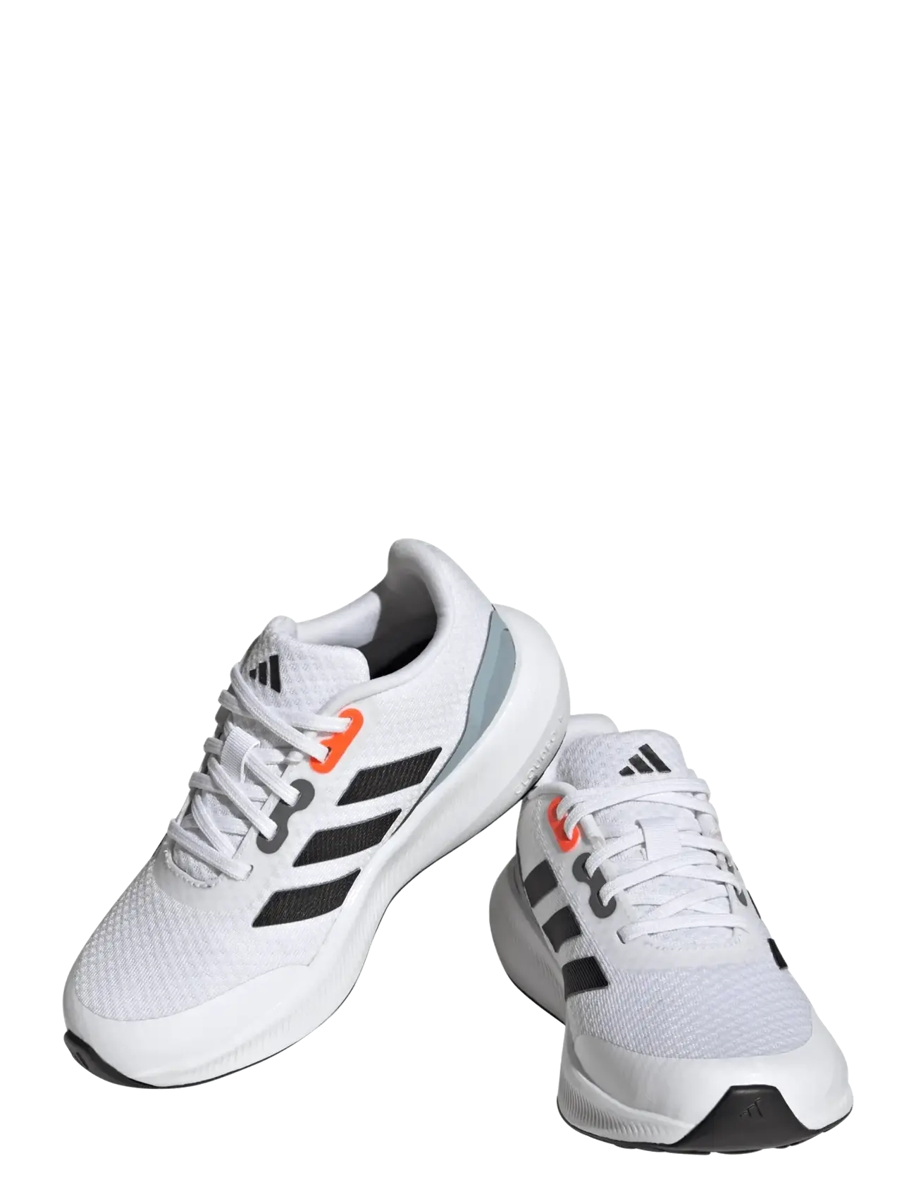 adidas Performance - RUNFALCON 3.0 K - ar zemu augšdaļu - ftwwht/cblack/lgtgre - 3
