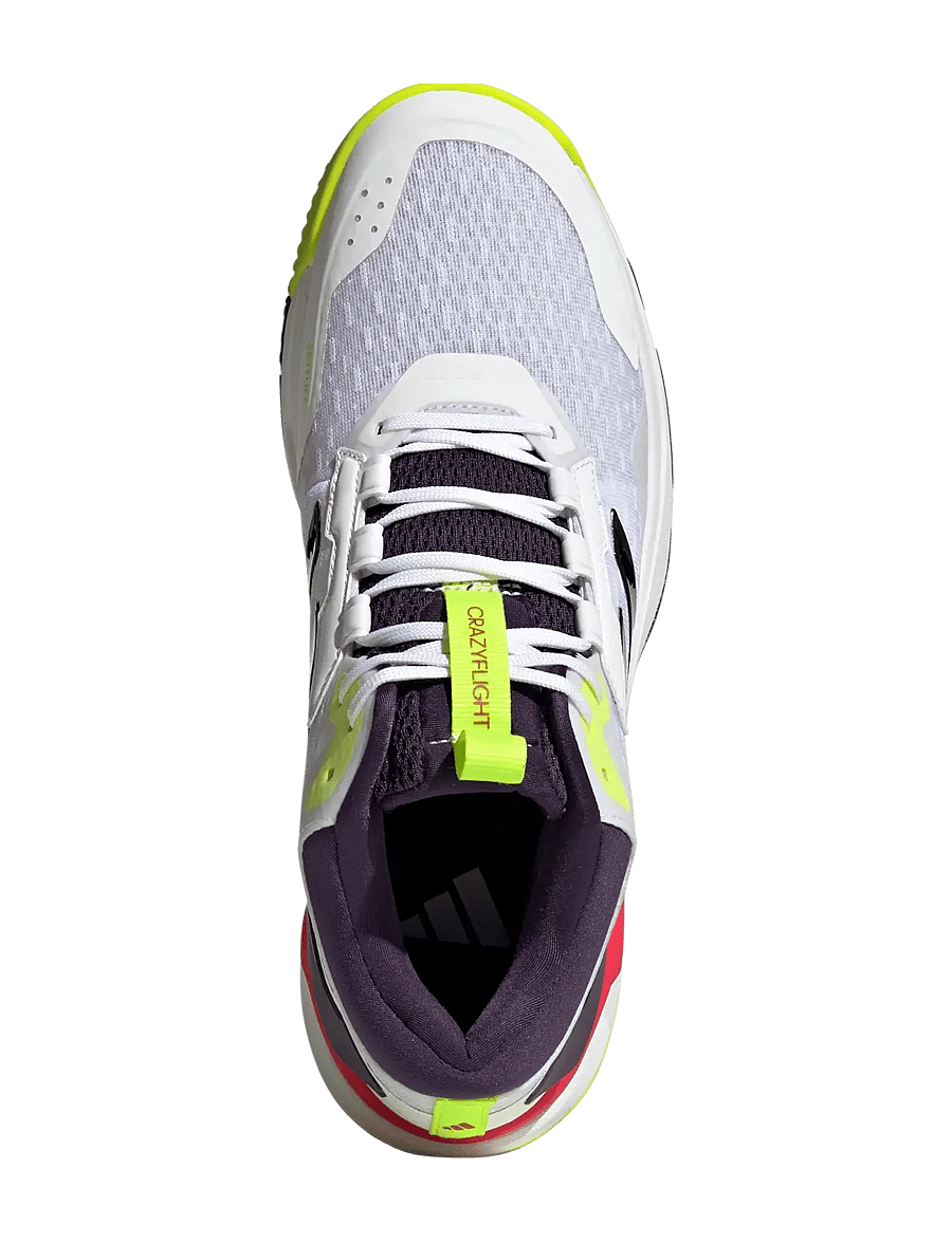 adidas Performance - Crazyflight 6 Mid M - høje sneakers - ftwwht/aurmet/selure - 4