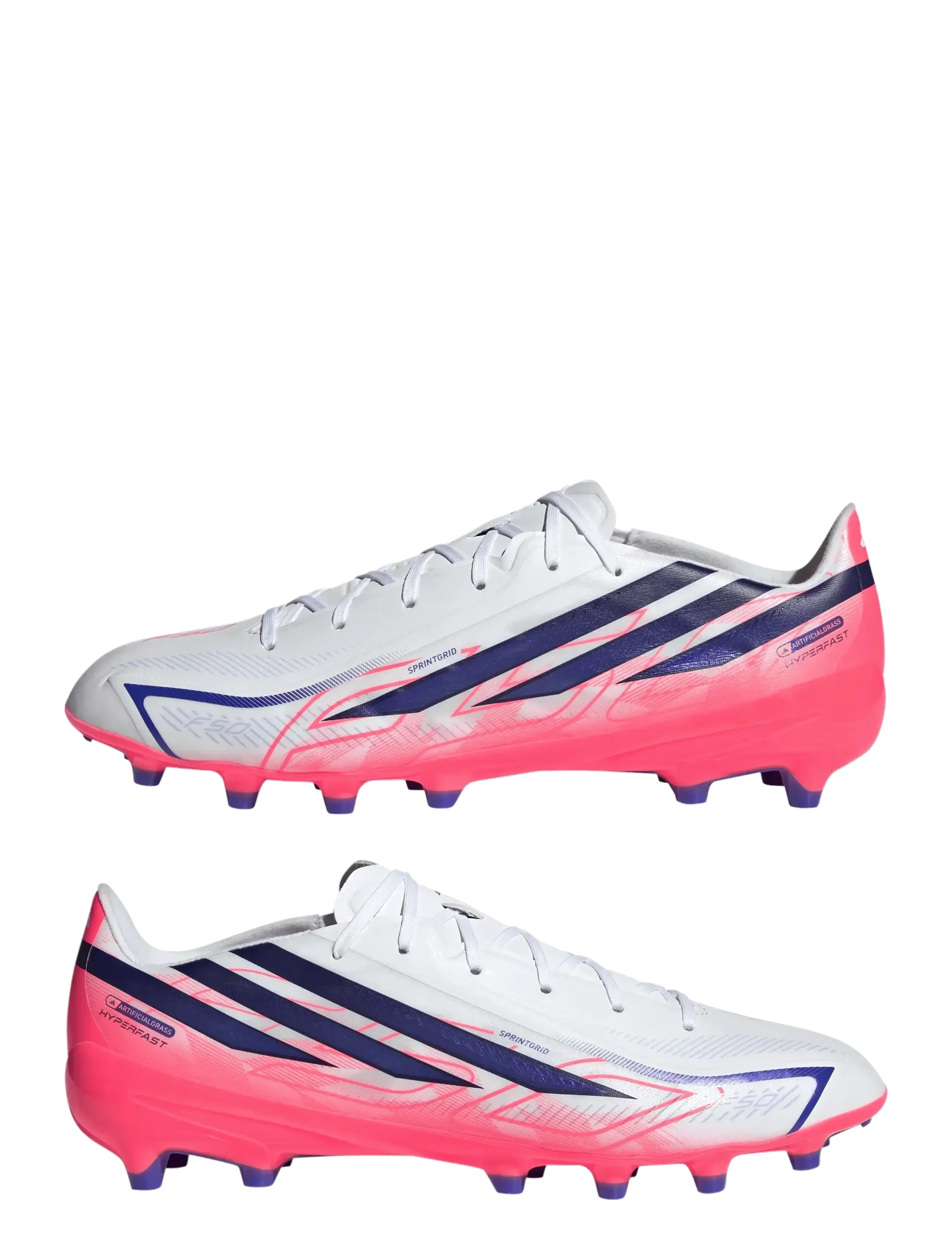 adidas Performance - F50 HYPERFAST LEAGUE AG - fußballstiefel - ftwwht/solpur/soltur - 5