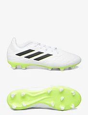 adidas Performance - Copa Pure II.3 Firm Ground Boots - voetbalschoenen - ftwwht/cblack/luclem - 0