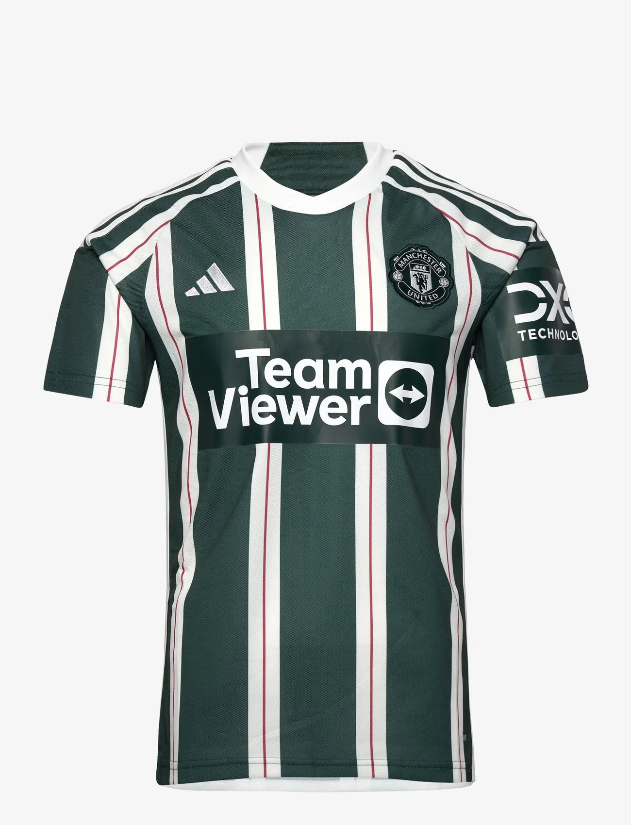 adidas Performance - Manchester United 23/24 Away Jersey - voetbalshirts - grnnit/cwhite/actmar - 0