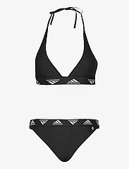 adidas Performance - NECKHOL BIKINI - bikini sets - black/white - 1