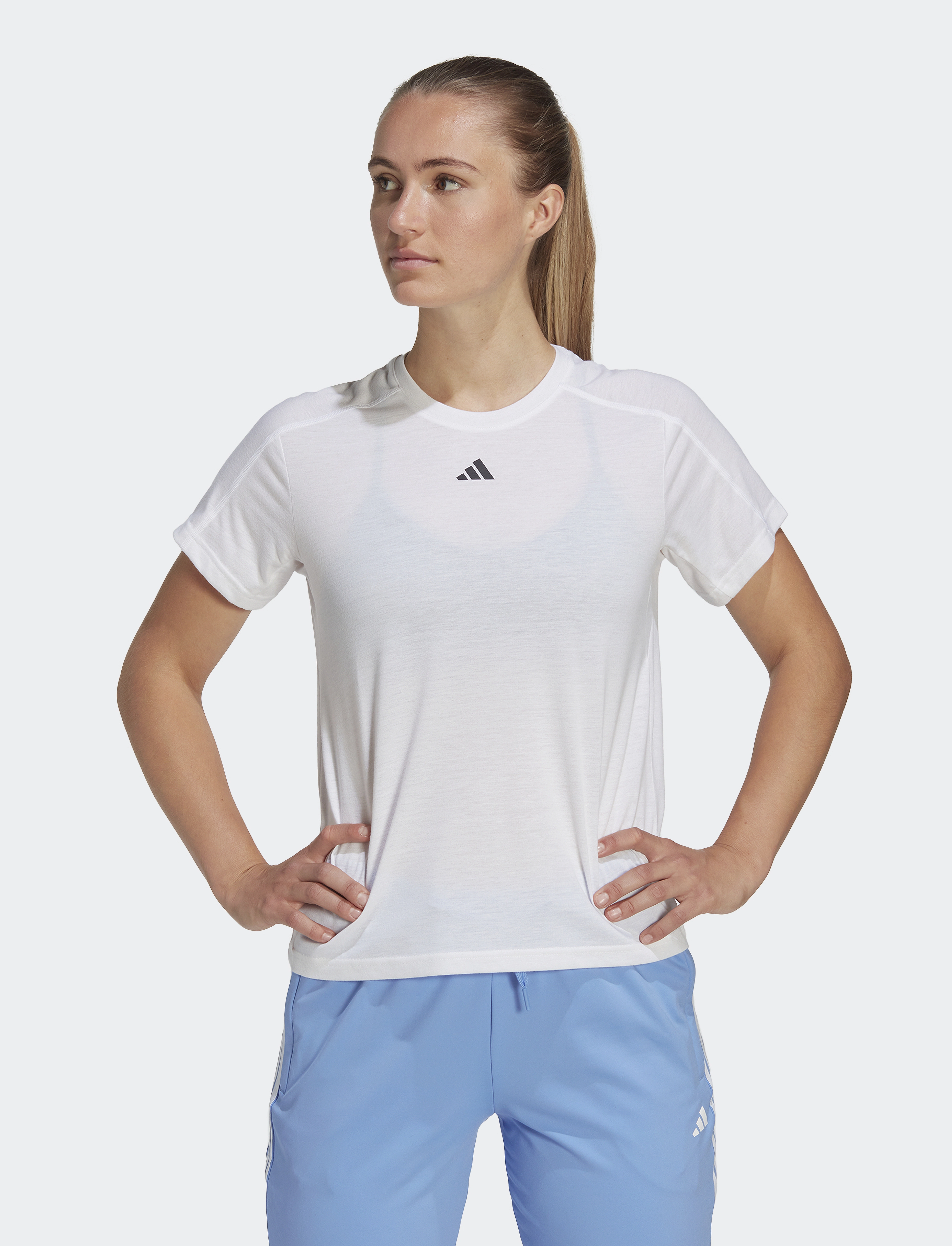 adidas Performance TR-ES CREW T - View all - WHITE / white