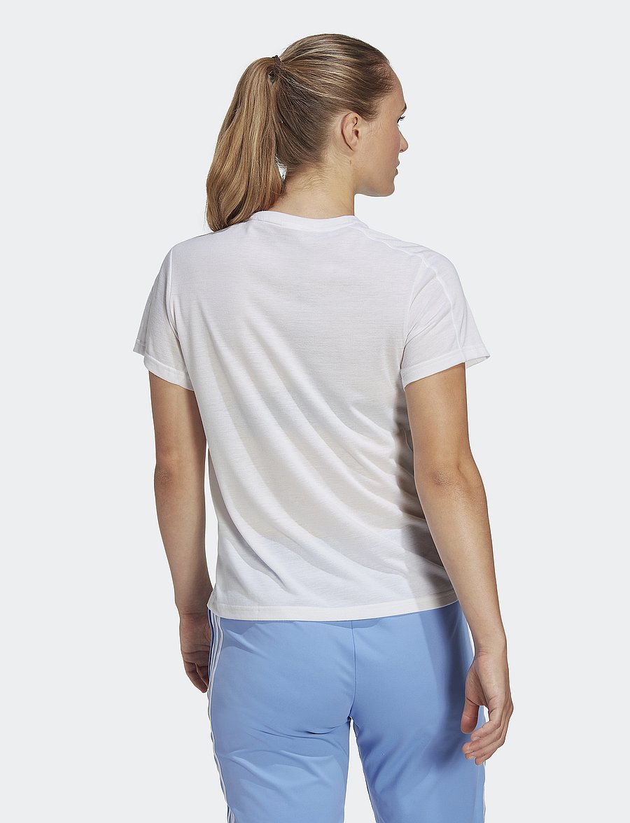 adidas Performance - TR-ES CREW T - t-shirts - white - 3