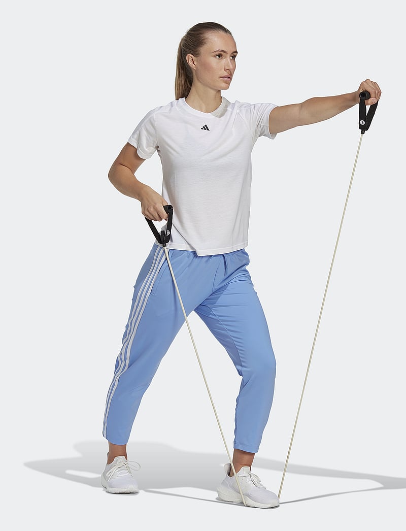 adidas Performance - TR-ES CREW T - t-shirts - white - 4