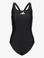 adidas Performance - ADIDAS 3 BARS SWIMSUIT - swimsuits - black/white - 0