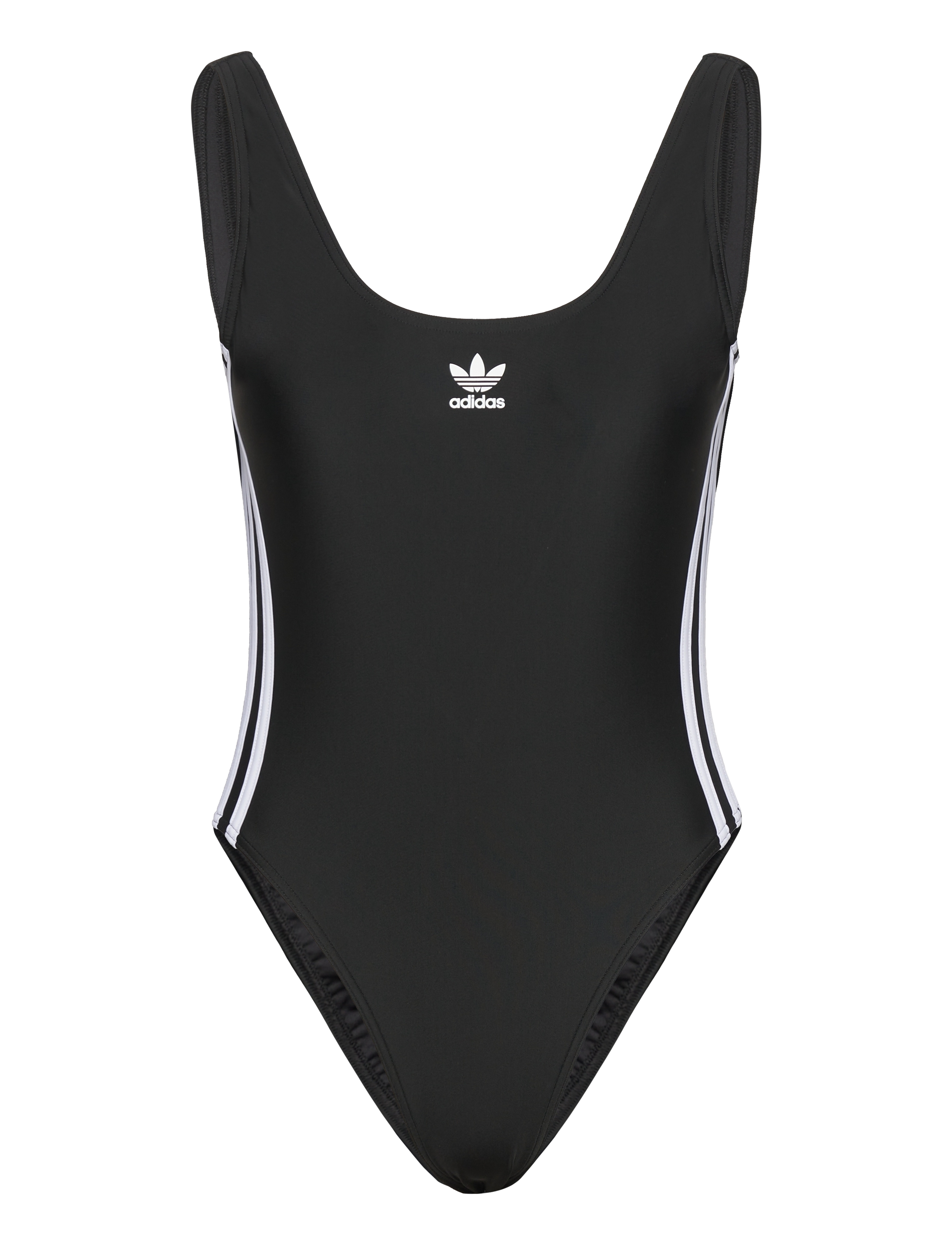 adidas Performance ADIDAS CUT 3 STRIPES SWIMSUIT - sport zwemkleding - BLACK/WHITE / black