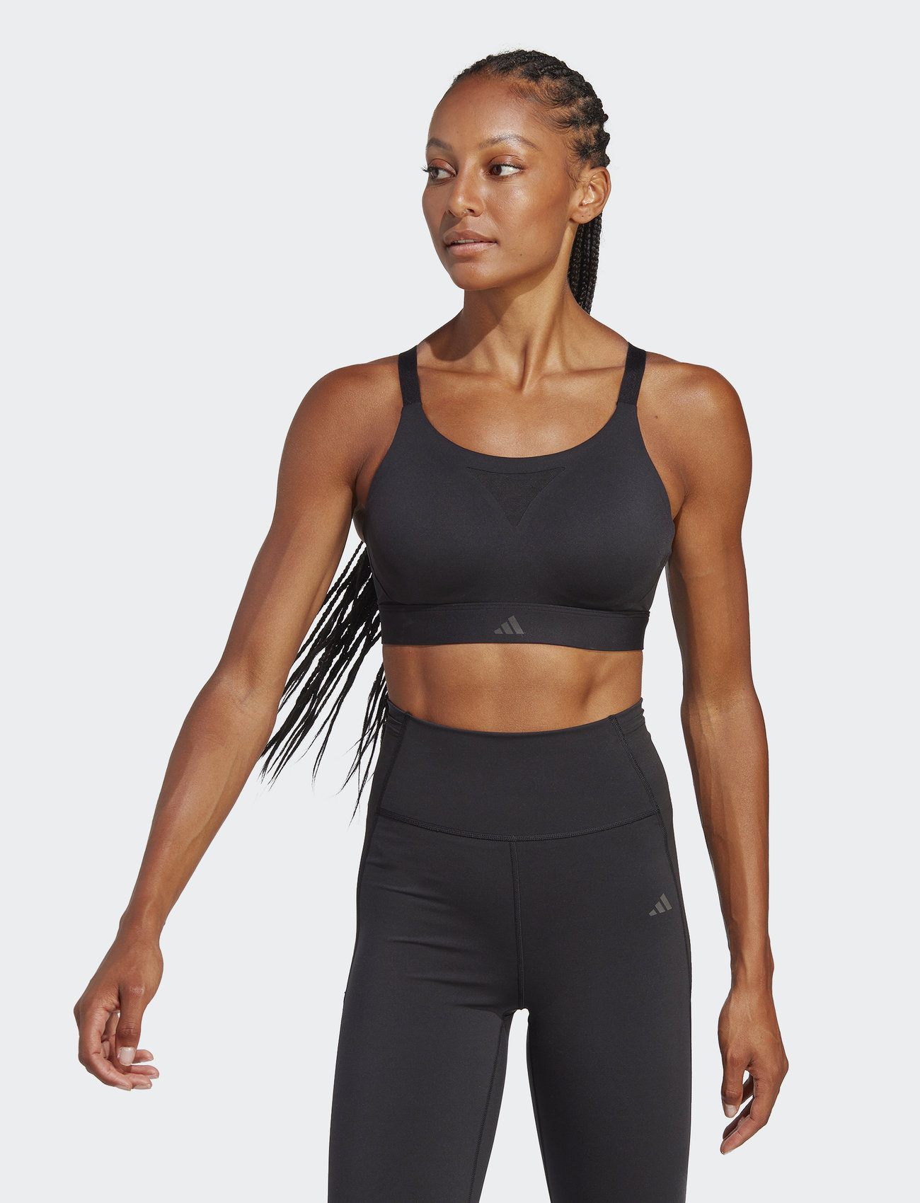 adidas Performance - Tailored Impact Training High-Support Bra - high support - black/white - 0