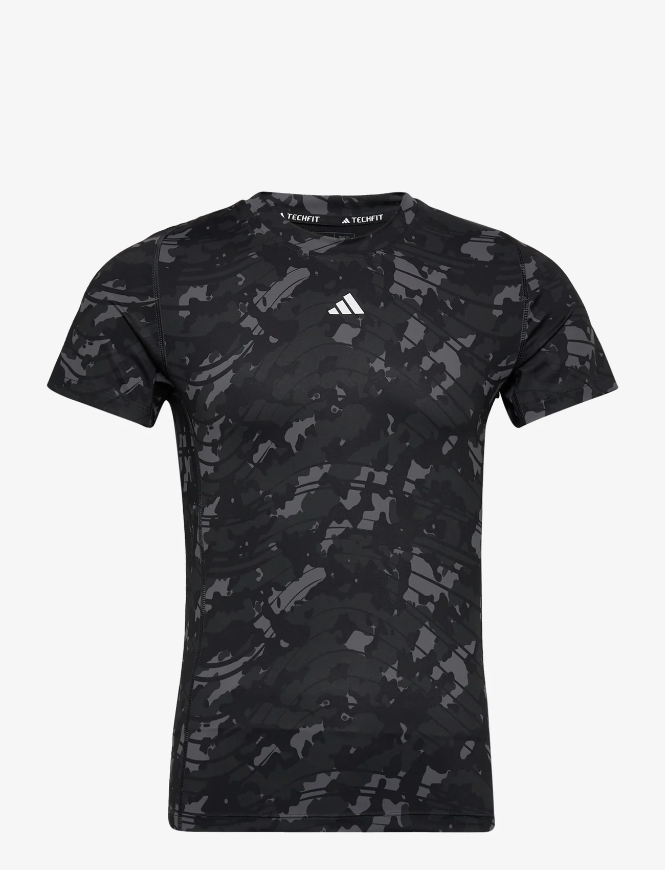 adidas Performance - TF AOP TEE - short-sleeved t-shirts - black/print - 0