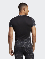 adidas Performance - TF AOP TEE - short-sleeved t-shirts - black/print - 3