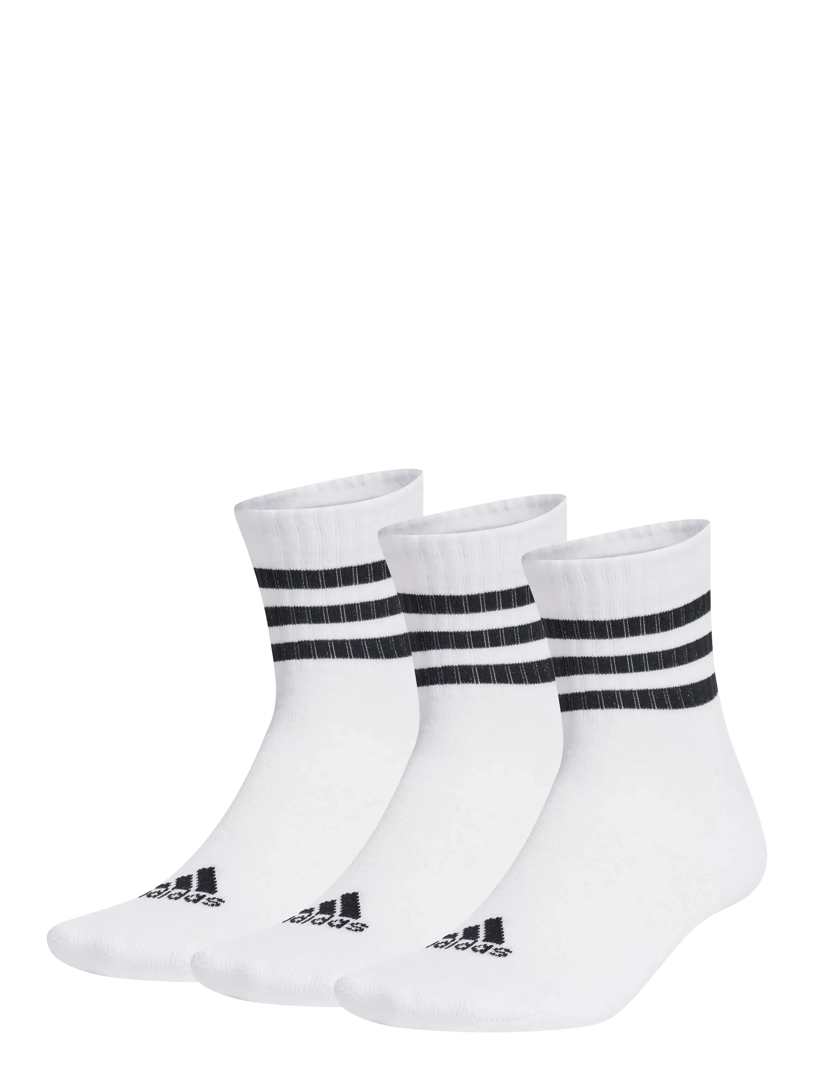 adidas Performance - 3S C SPW MID 3P - sportstrømper - white/black - 0