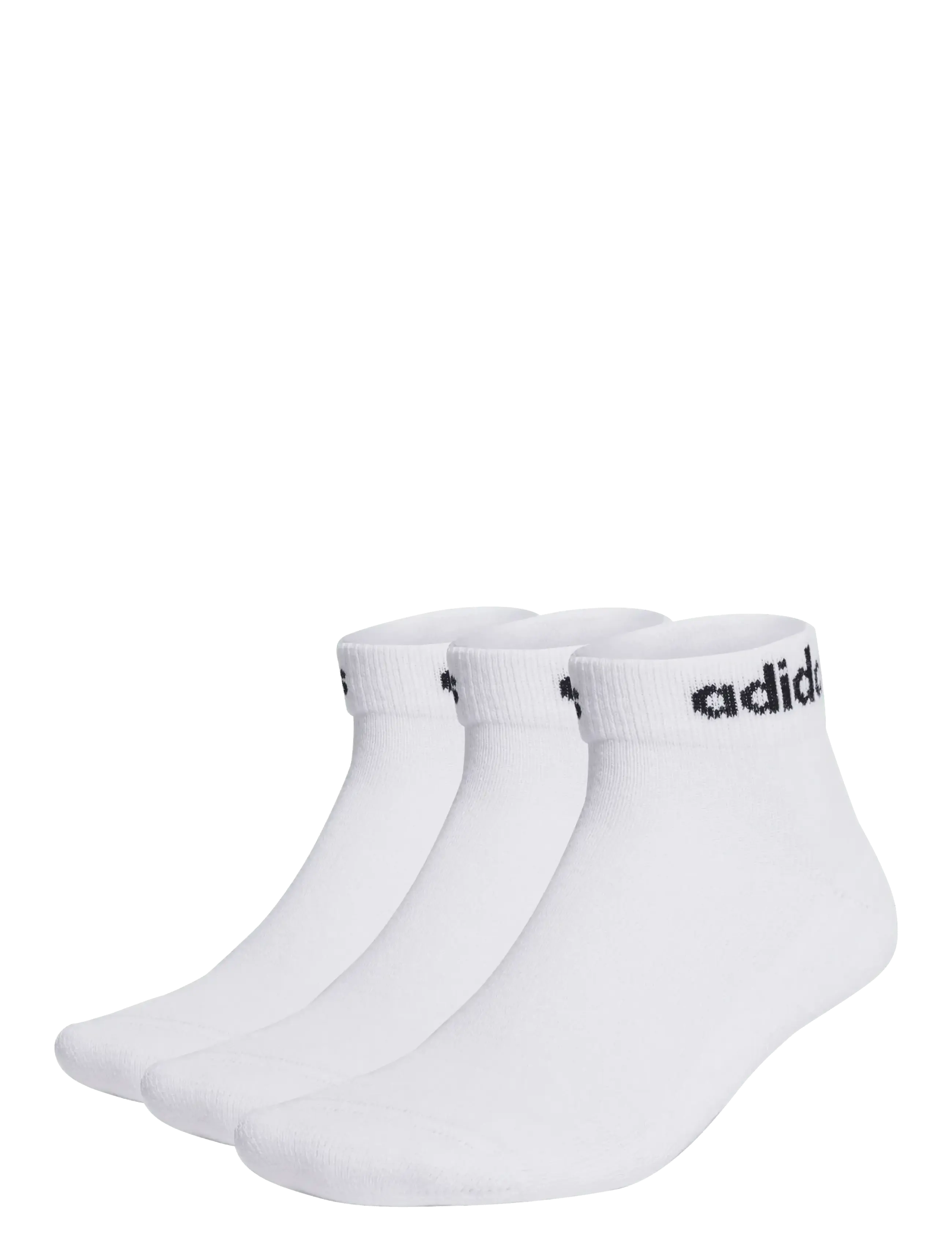 adidas Performance C Lin Ankle 3P, Mænd, Ankelstrømper, Hvid, Str: 34-36