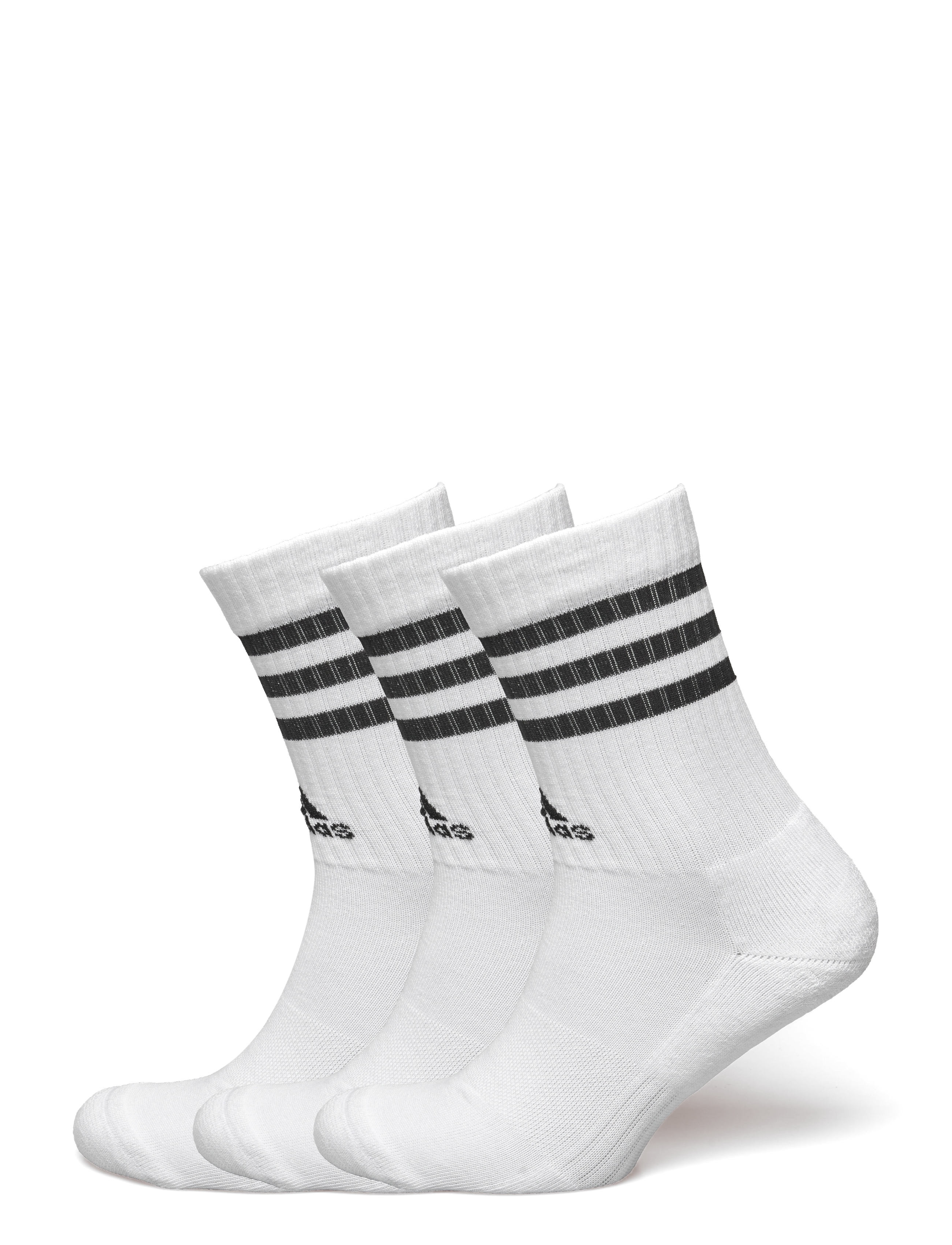 adidas Performance 3S C Spw Crw 3P, Mænd, Crew Sokker 3-Pak, Hvid, Str: 43-45