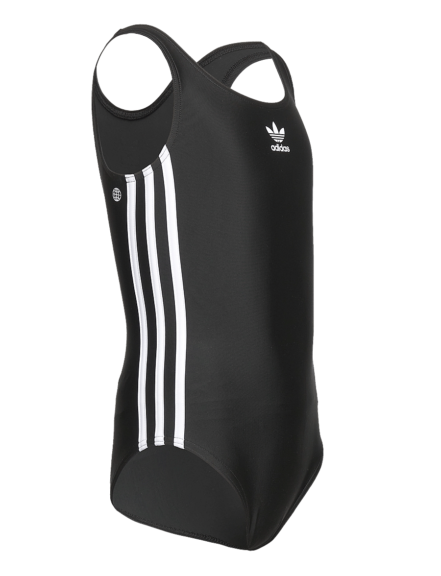 adidas Performance - ADIDAS ORIGINALS ADICOLOR 3-STRIPES SWIMSUIT - mažiausios kainos - black/white - 3