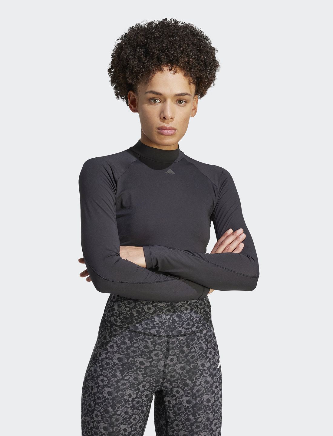 Adidas compression top clearance long sleeve