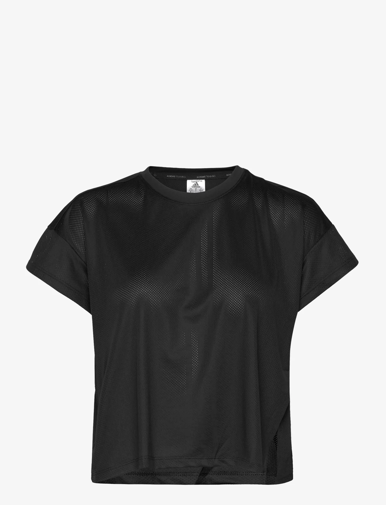 adidas Performance - HIIT AEROREADY Quickburn Training T-Shirt - t-shirts - black/white - 0