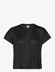 adidas Performance - HIIT AEROREADY Quickburn Training T-Shirt - t-shirts - black/white - 0