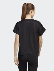 adidas Performance - HIIT AEROREADY Quickburn Training T-Shirt - t-shirts - black/white - 3