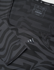 adidas Performance - TrainIcons Training Jacquard Crop Long-Sleeve Top - t-shirty & zopy - carbon/black - 5