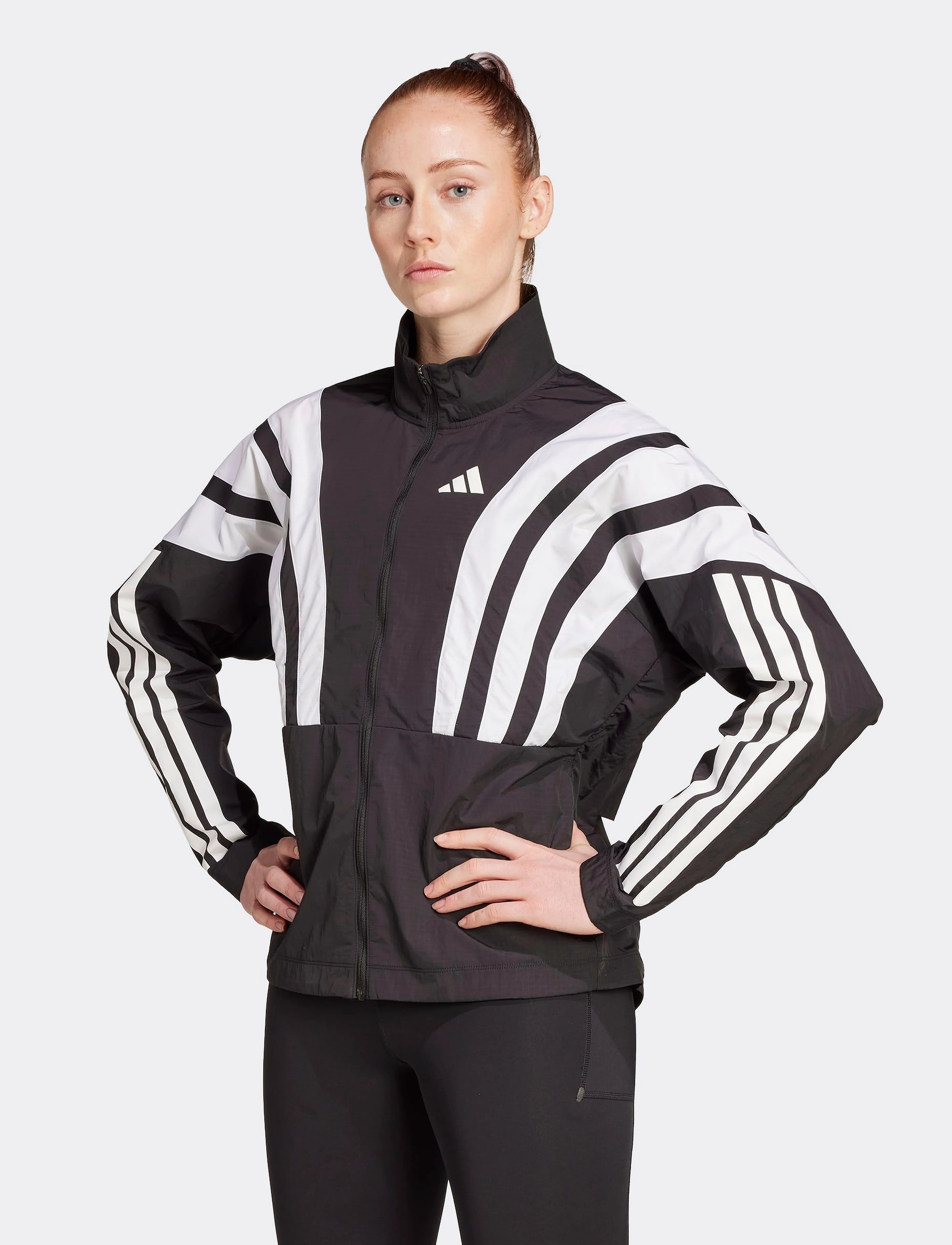 adidas Performance ADIZERO A JKT W - adidas Performance - BLACK / black