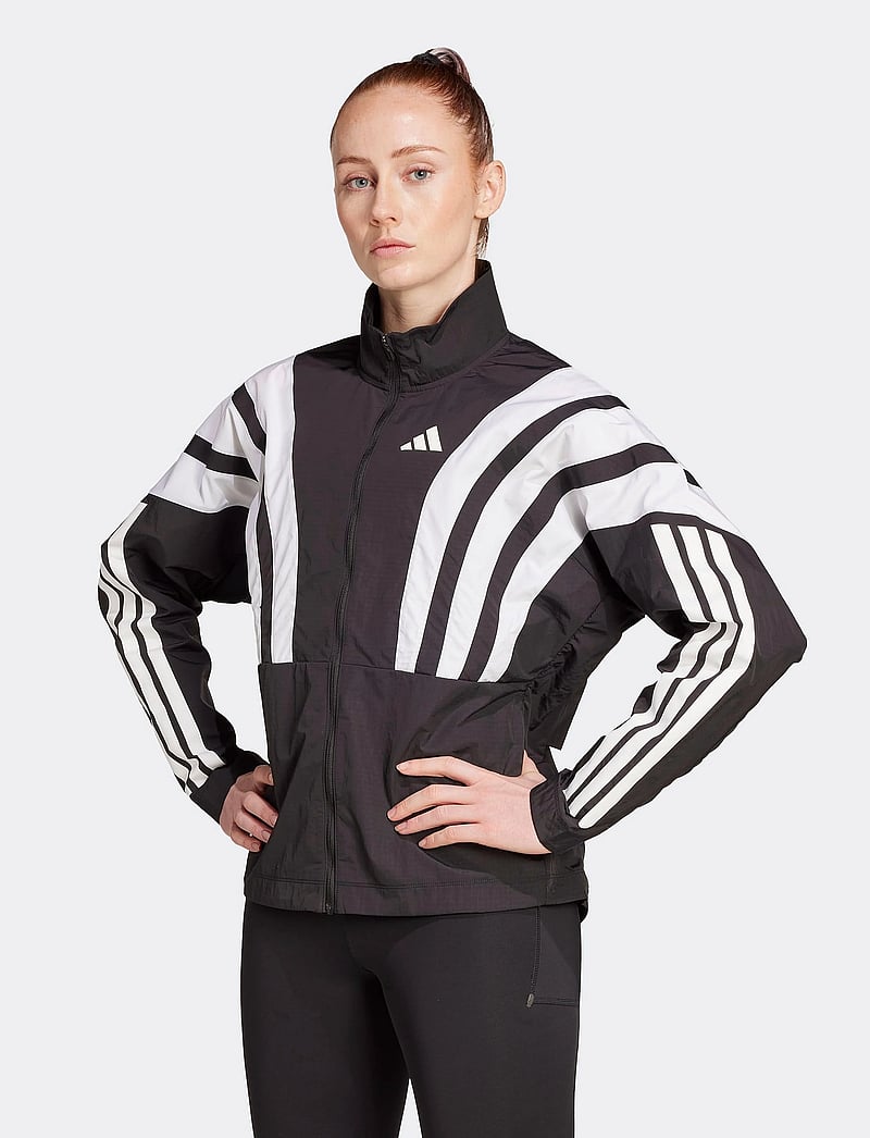 adidas Performance - ADIZERO A JKT W - sporta virsjakas - black - 0
