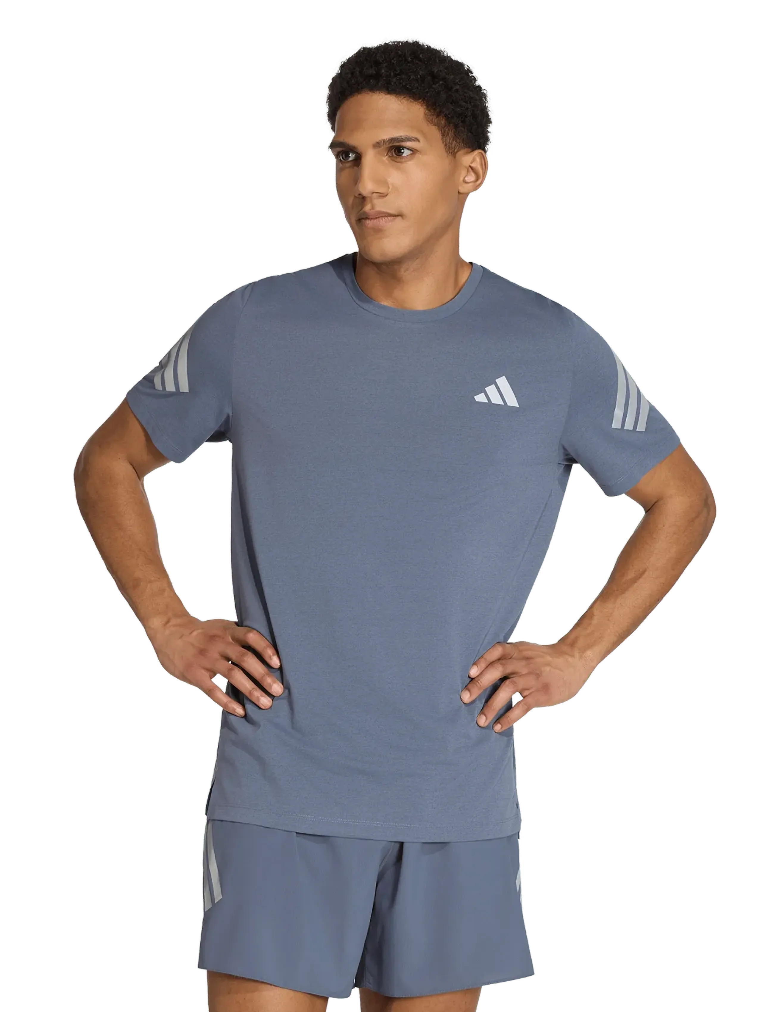 adidas Performance - ADI365/// T M - t-shirts - onix - 2