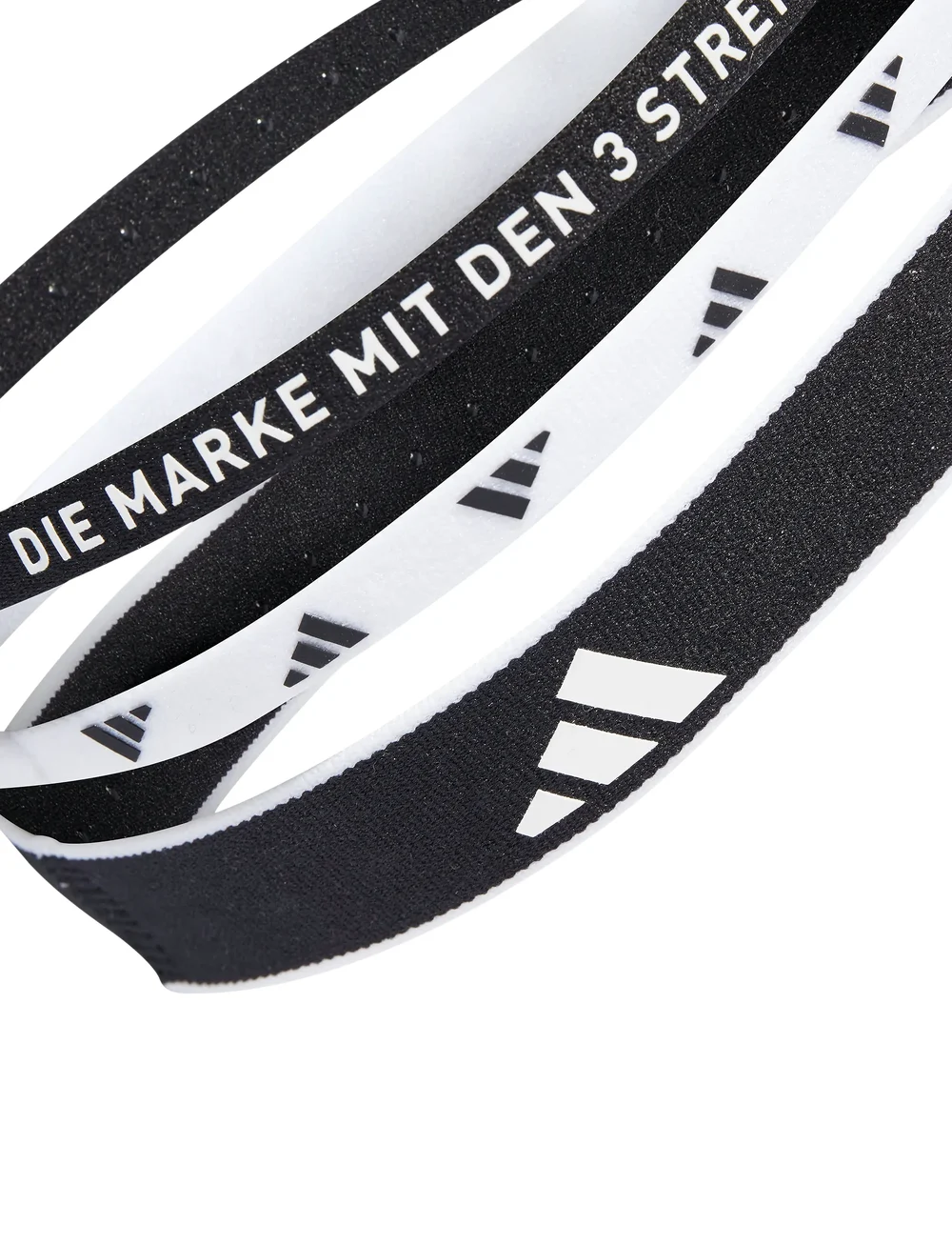 adidas Performance - 3PP HEADBAN NEW - matu lentes - black/white - 2