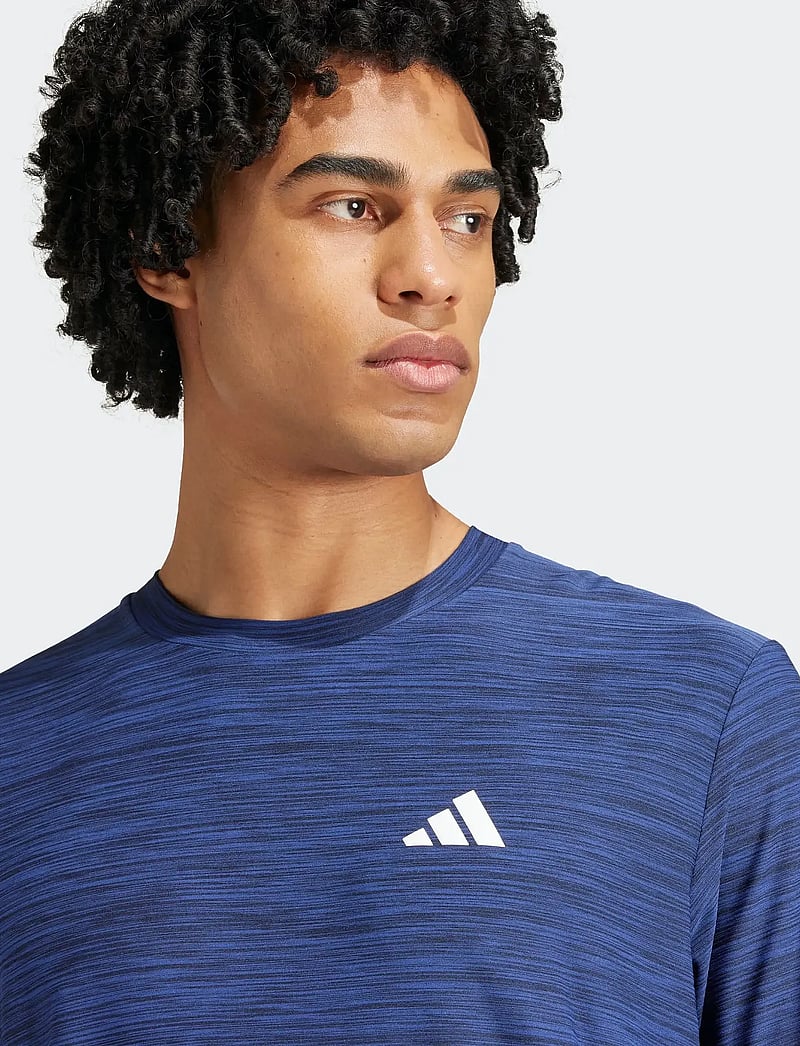 adidas Performance - TR-ES STRETCH T - t-shirts - dkblue/black/white - 2
