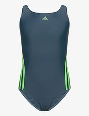 adidas Performance - 3S SWIMSUIT - gode sommertilbud - arcngt/luclim - 0