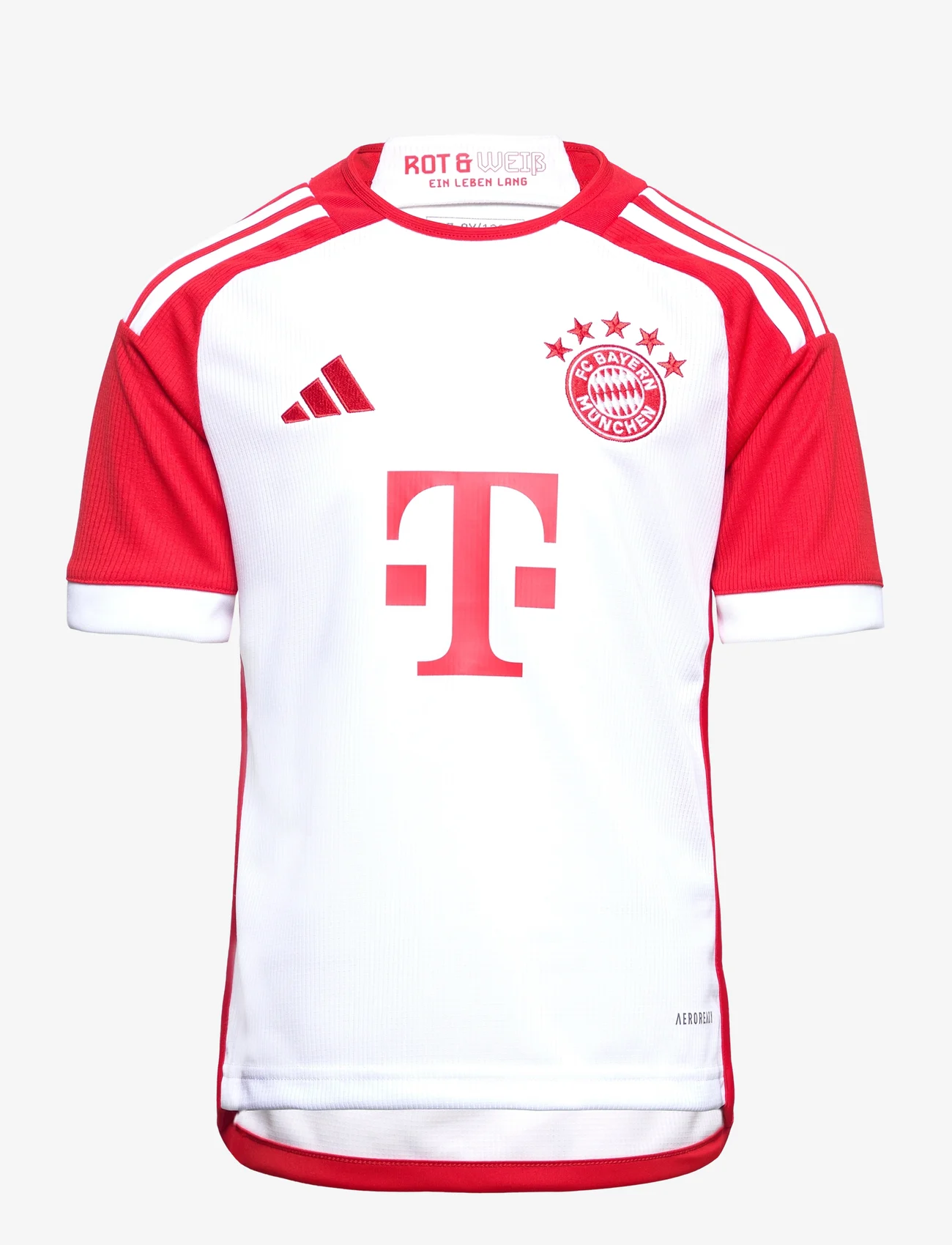 adidas Performance - FC Bayern 23/24 Home Jersey Kids - voetbalshirts - white/red - 0