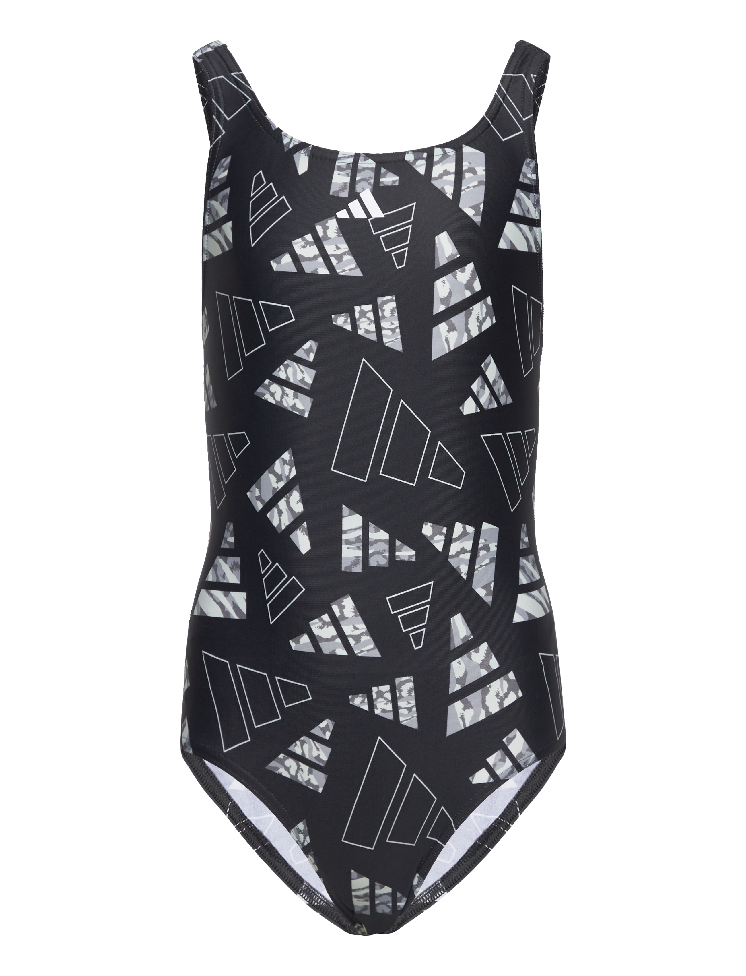 adidas Performance AOP BARS SUIT G - Baddräkter - BLACK/WONSIL / black