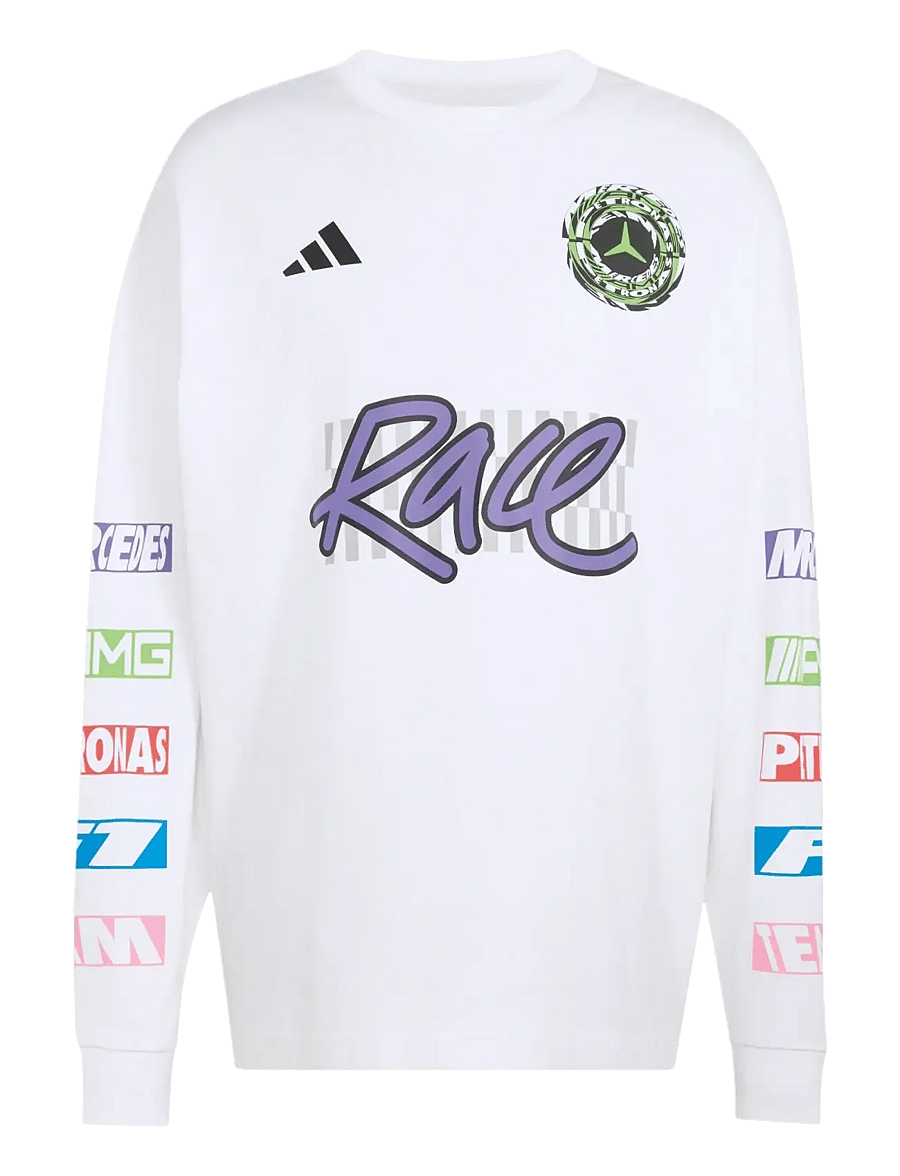 adidas Performance - MER LON LS TEE - longsleeved tops - white - 1