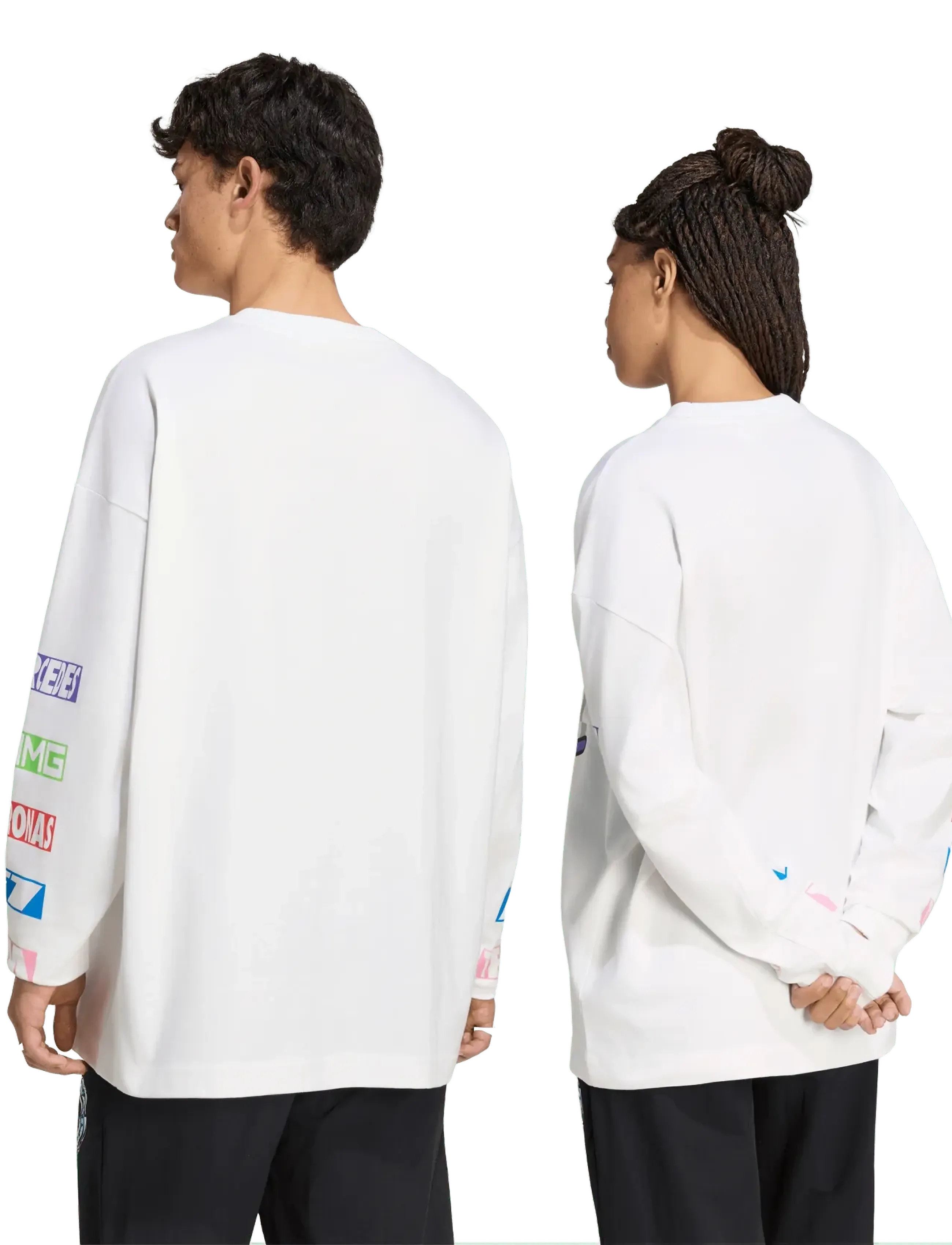 adidas Performance - MER LON LS TEE - longsleeved tops - white - 2