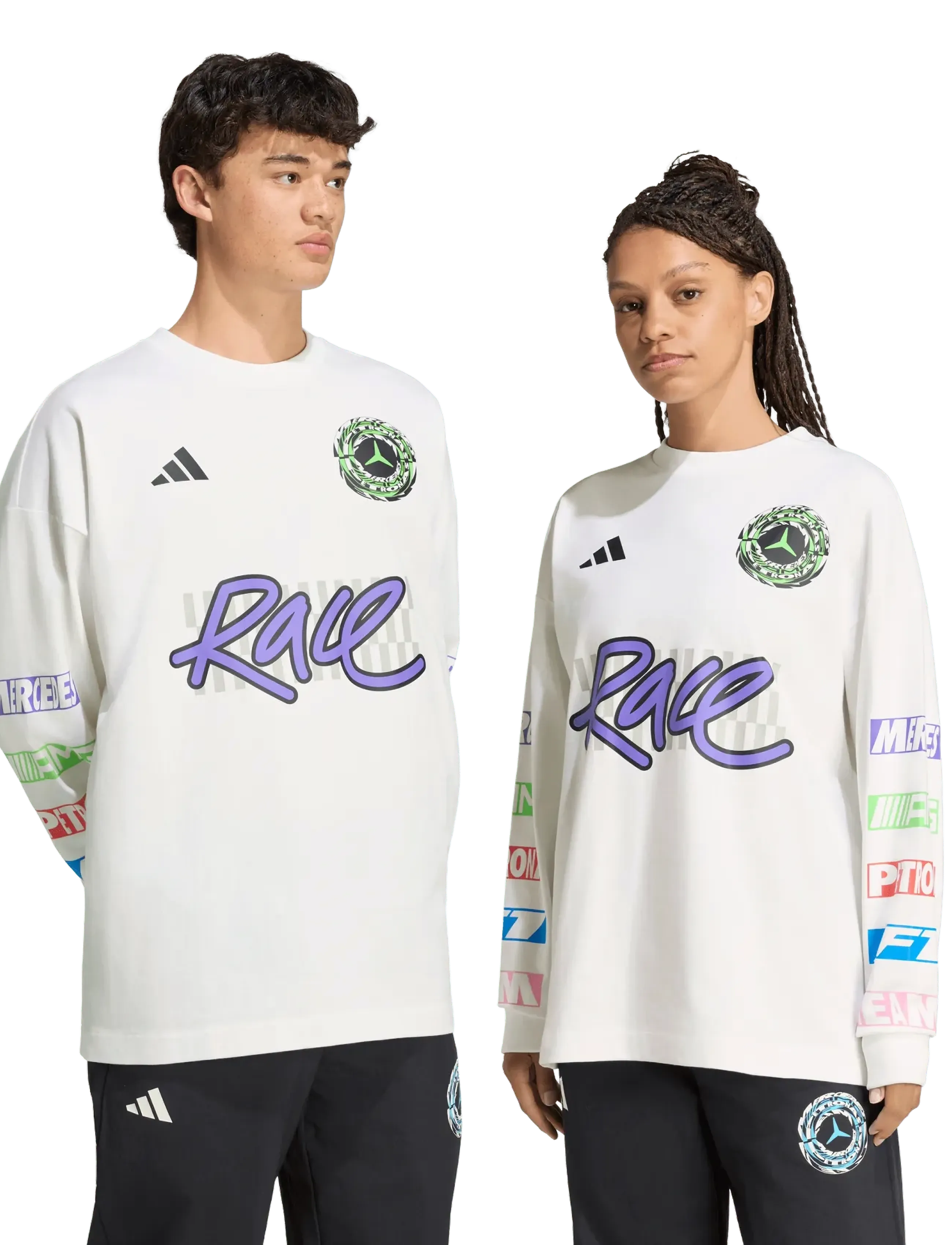 adidas Performance - MER LON LS TEE - longsleeved tops - white - 3