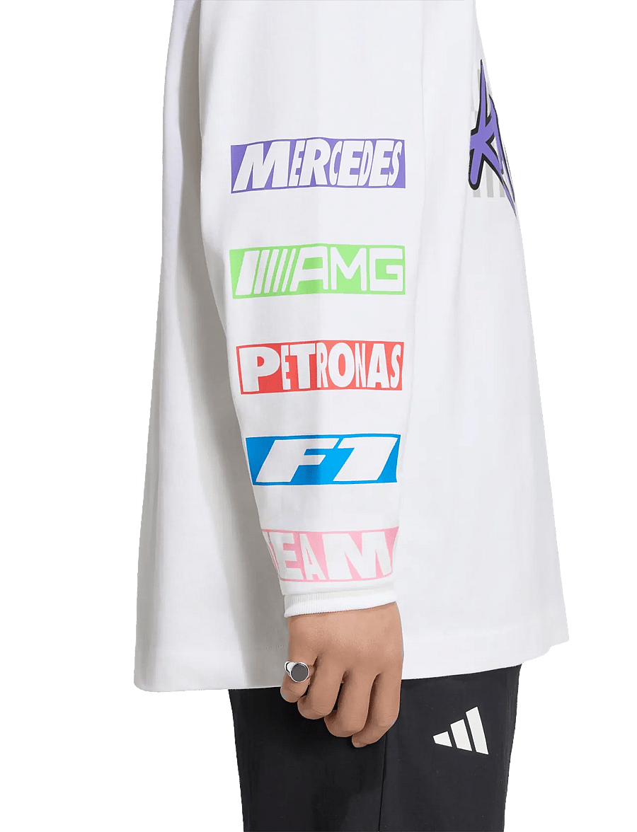 adidas Performance - MER LON LS TEE - longsleeved tops - white - 4