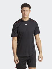 adidas Performance - Workout Base Logo T-Shirt - laveste priser - black/transp - 2