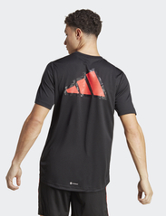 adidas Performance - Workout Base Logo T-Shirt - laveste priser - black/transp - 3