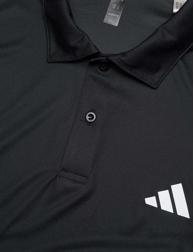 adidas Performance - TR-ES BASE POLO - poloshirts - black/white - 2
