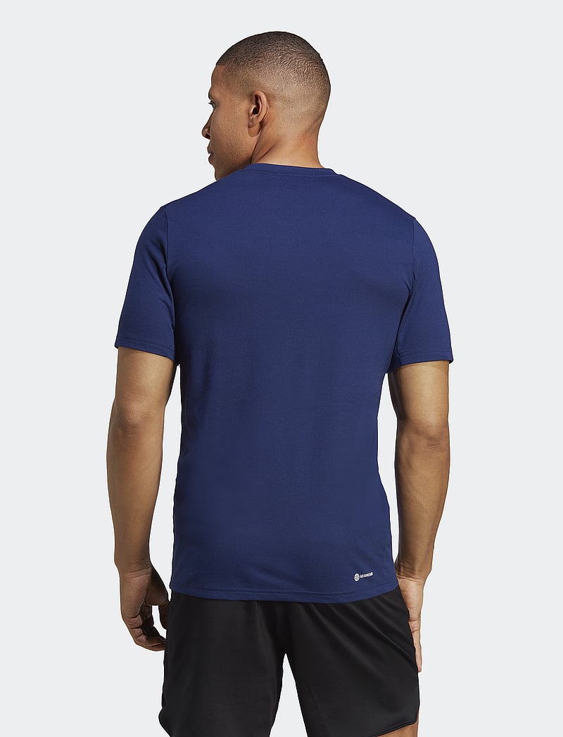 adidas Performance - TR-ES FR LOGO T - t-shirts - dkblue/white - 3