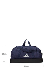 adidas Performance - TIRO LEAGUE DUFFLE BAG LARGE WITH BOTTOM COMPARTMENT - voetbaluitrusting - tenabl/black/white - 4