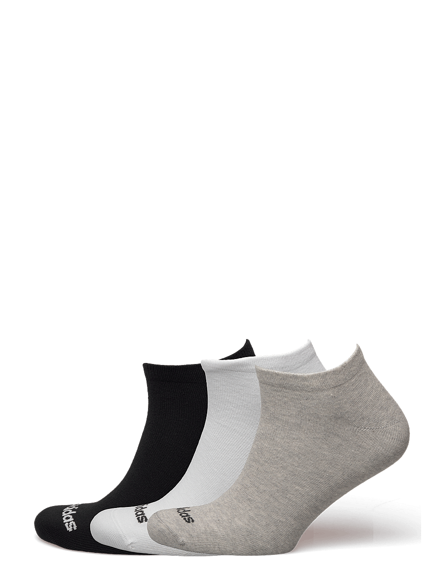 adidas Performance - T LIN LOW 3P - sport socks - mgreyh/white/black - 0