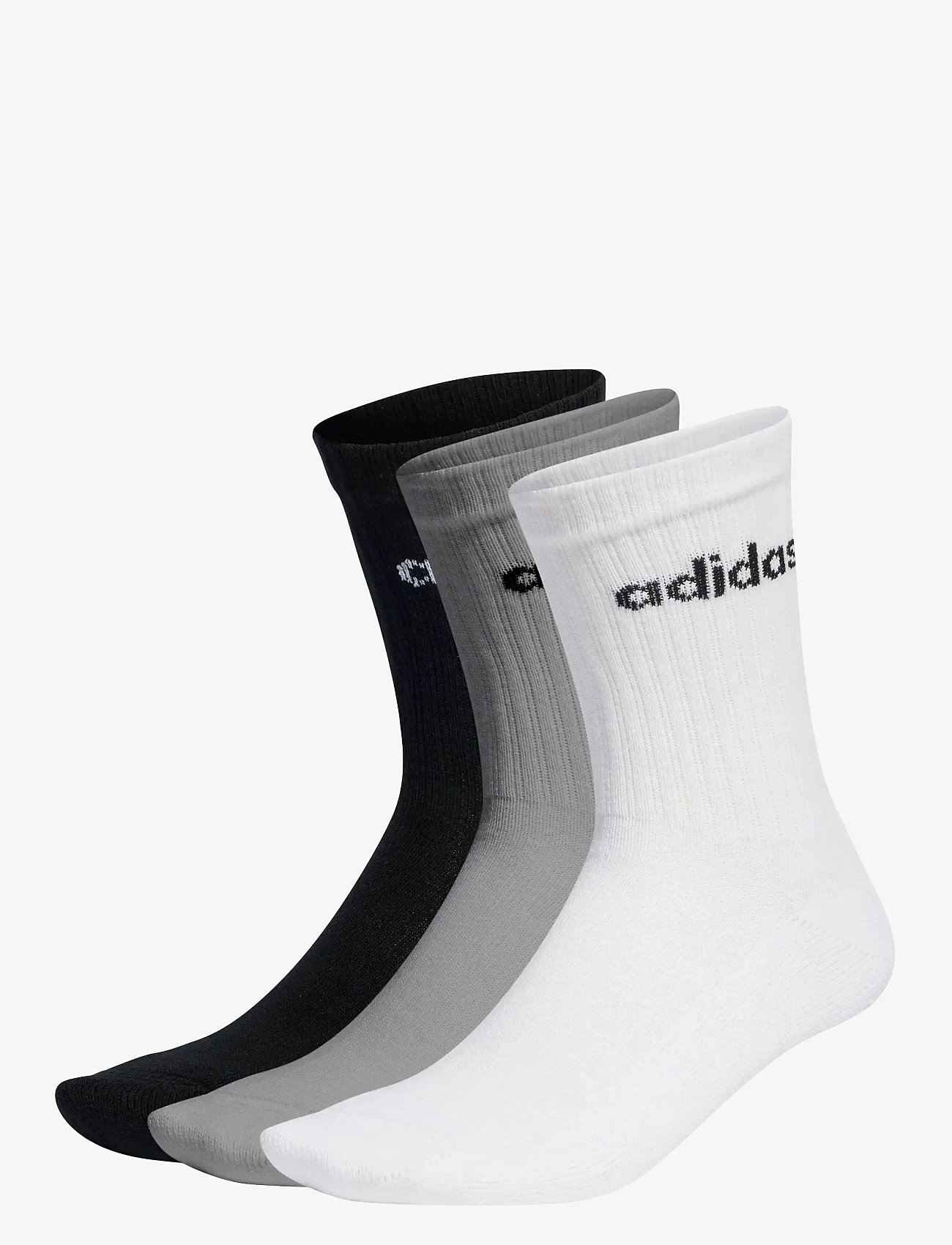 adidas Performance - C LIN CREW 3P - geschenke unter 30€ - mgreyh/white/black - 0