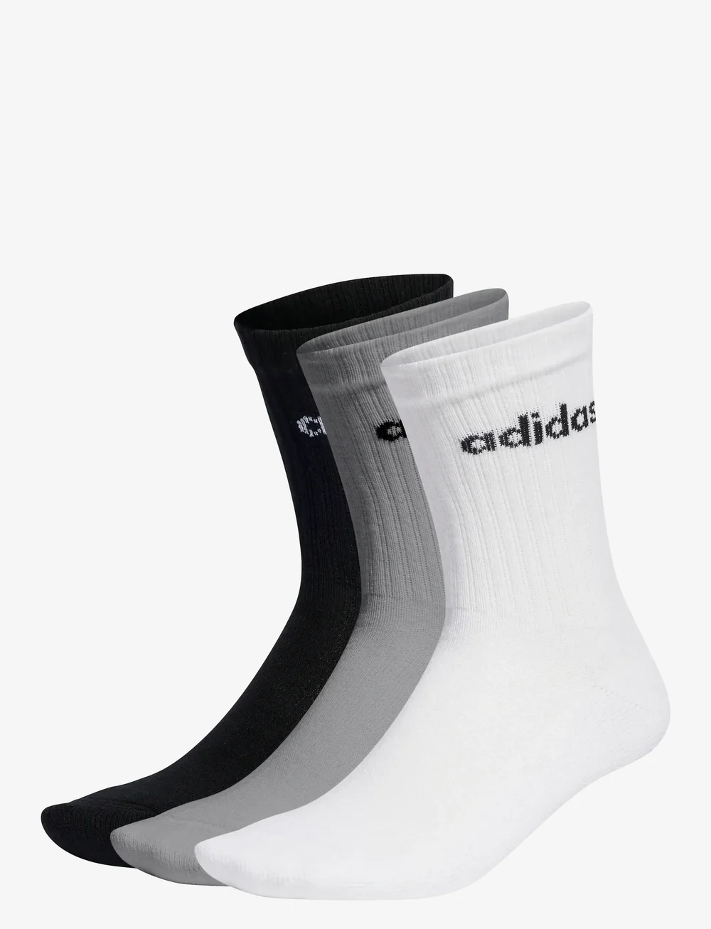 adidas Performance - C LIN CREW 3P - treningssokker - mgreyh/white/black - 0