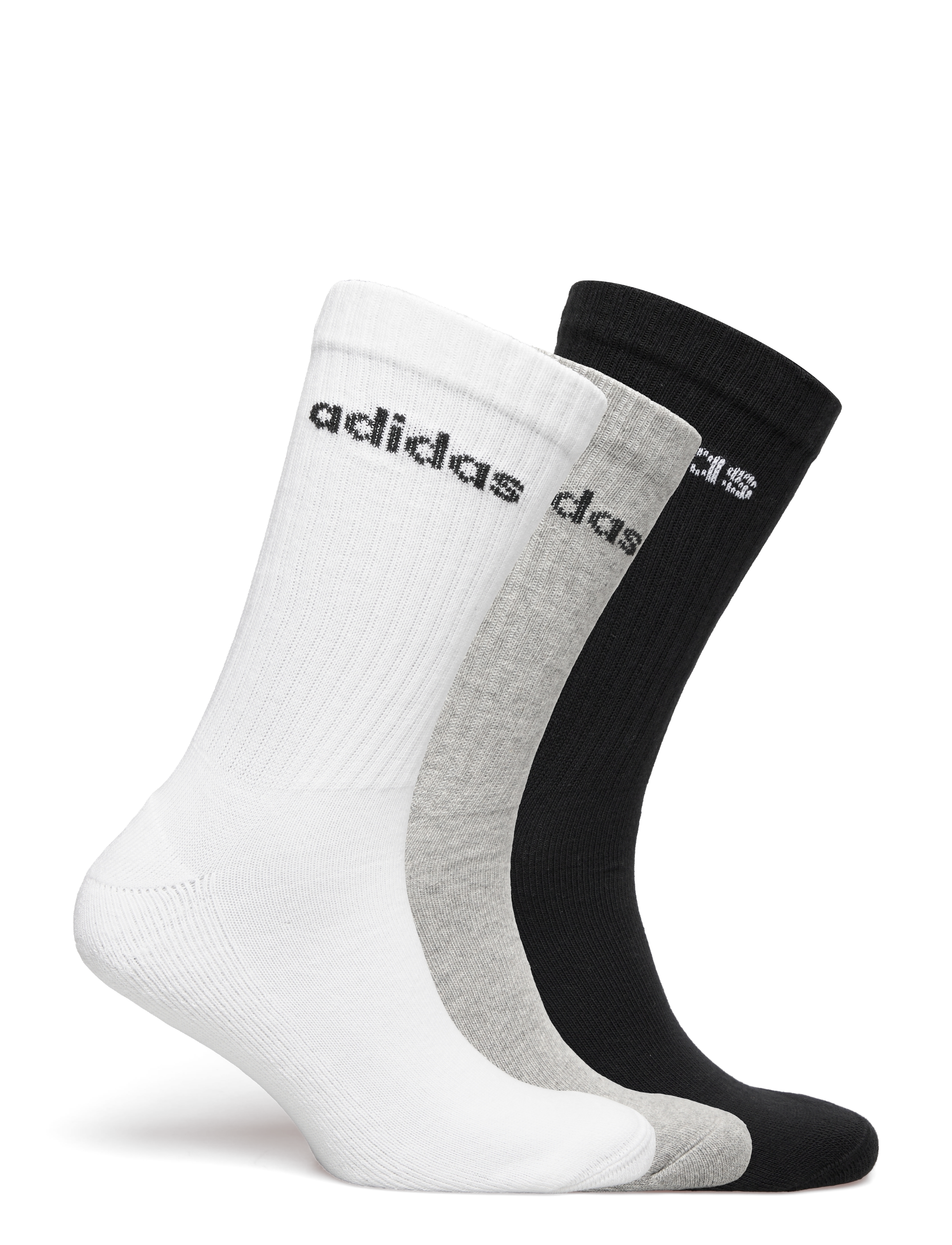 adidas Performance - C LIN CREW 3P - lowest prices - mgreyh/white/black - 1