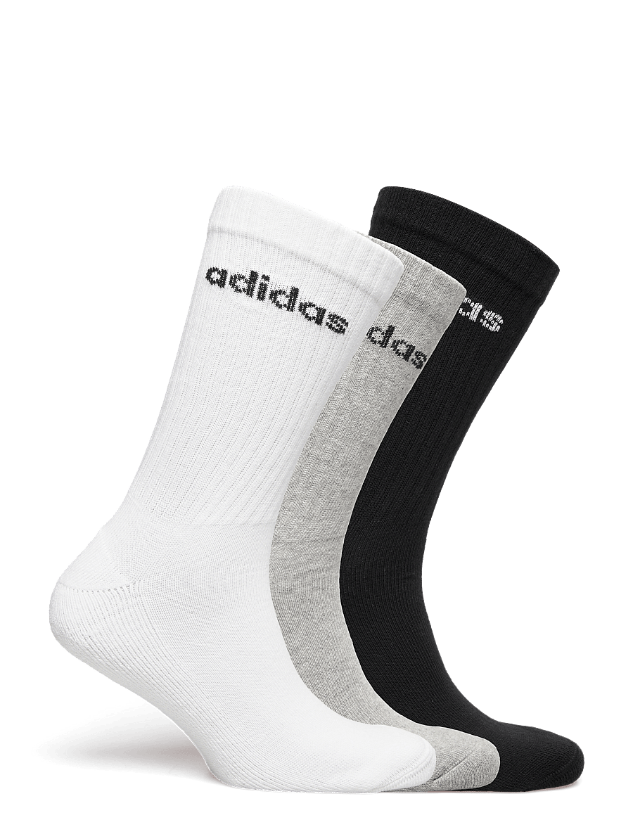 adidas Performance - C LIN CREW 3P - strümpfe - mgreyh/white/black - 1