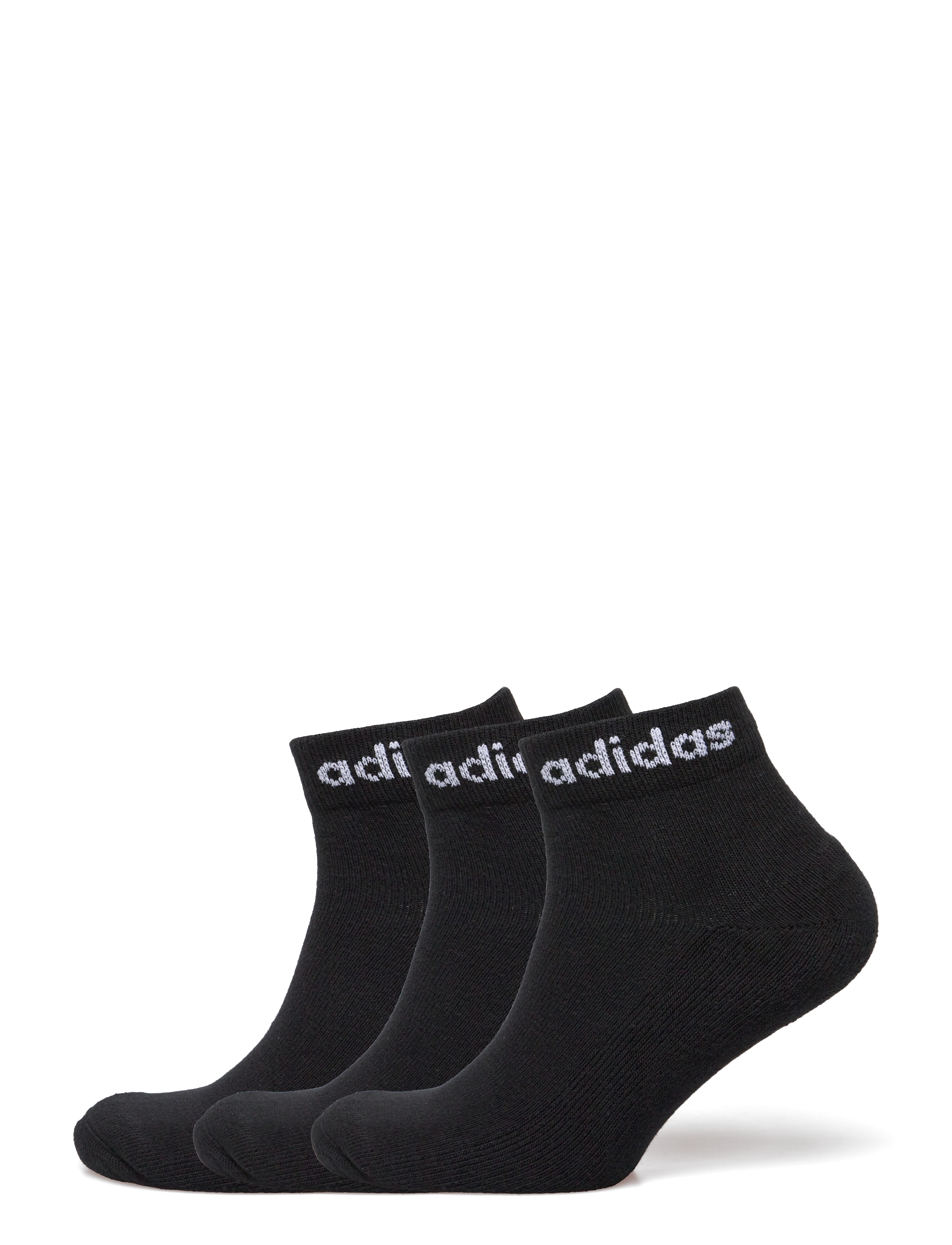 adidas Performance C LIN ANKLE 3P - Strømper - BLACK/WHITE / black