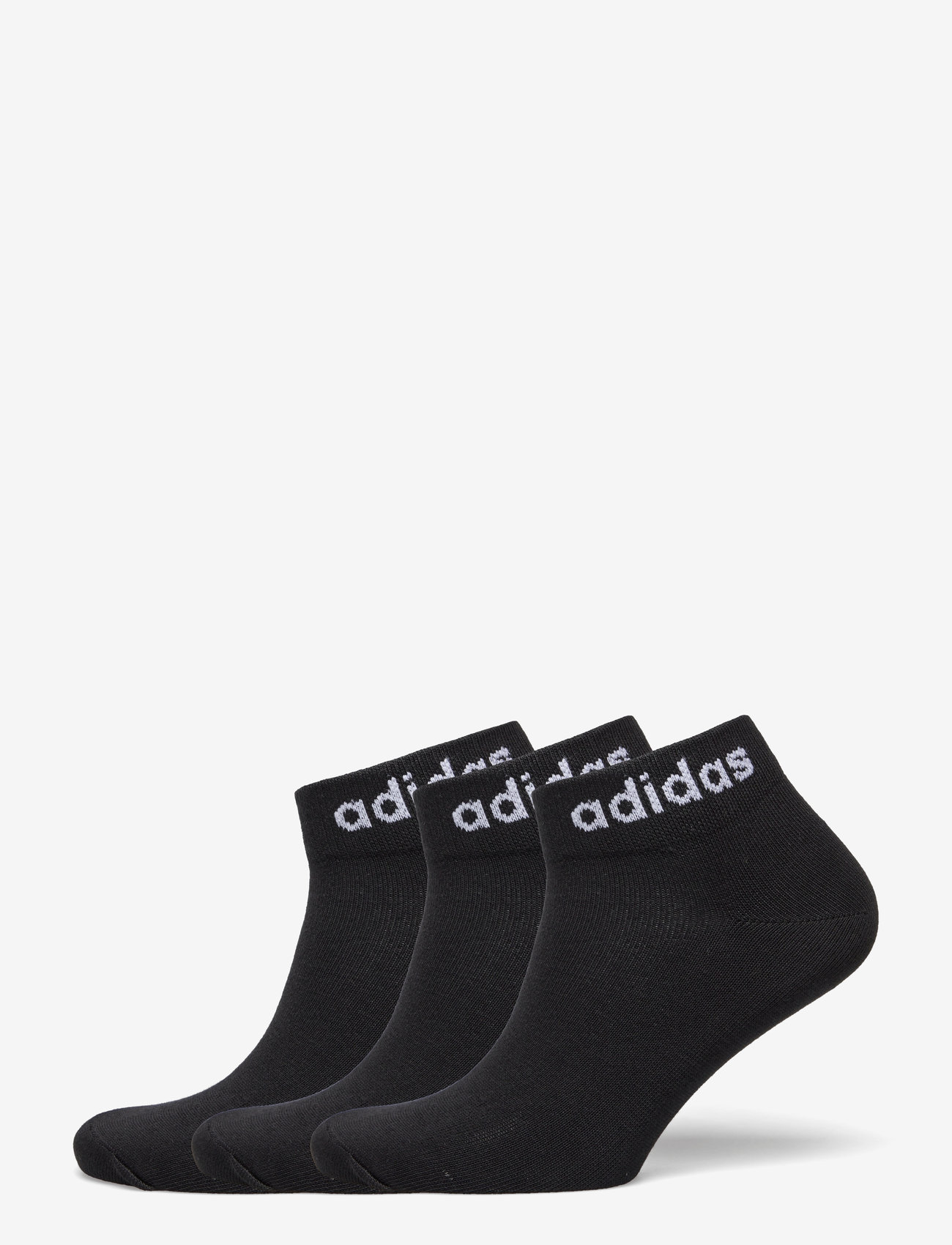 adidas Performance - T LIN ANKLE 3P - crew-socken - black/white - 0