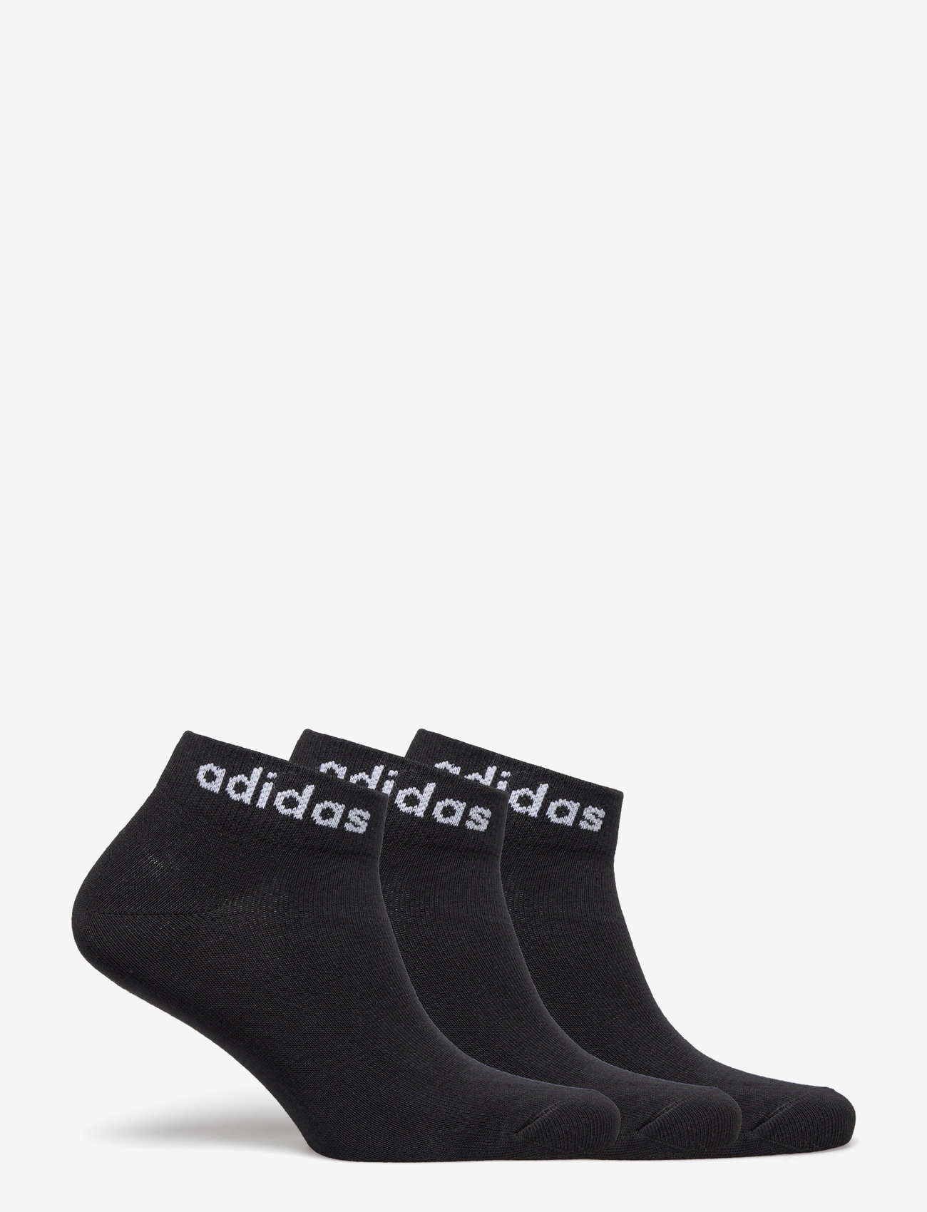 adidas Performance - T LIN ANKLE 3P - crew-socken - black/white - 1
