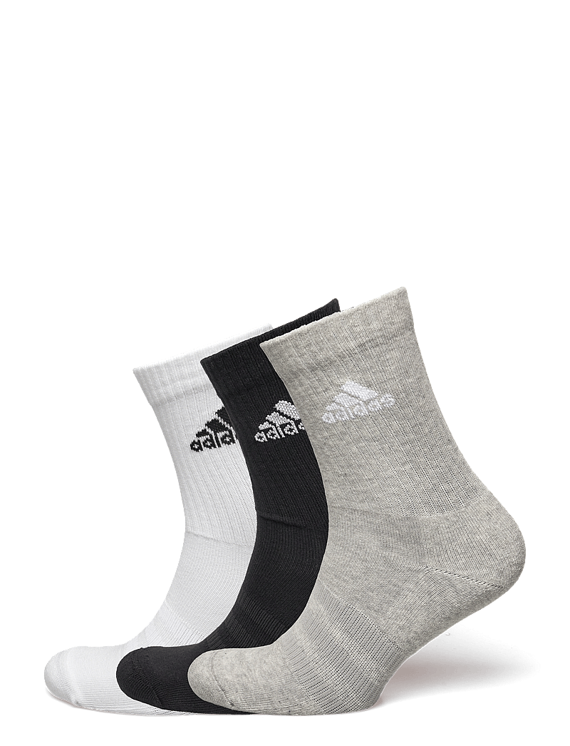 adidas Performance - C SPW CRW 3P - sportstrømper - mgreyh/white/black - 0